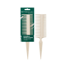 EcoTools Dubbelzijdige Haar Kam, Brede & Smalle Tanden Voor Ontwarren & Stylen