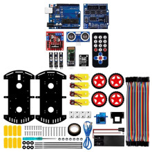 4WD Robot Car Kit for Programming Electronic Robotic Kit for R3 Project APP Control