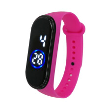 Digitale LED-Sportuhr mit Silikonarmband bis 50 m