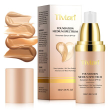 Foundation 4 in 1 - Medium Spectrum, Kleurveranderende Foundation SPF 50+, Langhoudend, Waterproof