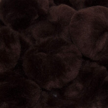 1 inch Bruine Kleine Knutsel Pom Poms 100 Stuks