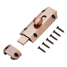 Black Wrought Iron Slide Bolt Latch 1 piece