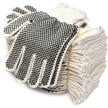 Evridwear Baumwolle Polyester Sicherheits-Handschuhe für Maler Mechaniker Industrie Lager Gartenbau Bau Männer & Frauen