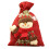 Christmas drawstring bag linen 28x20 cm red 1