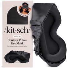 Kitsch Contour Pillow Oogmasker - Zachter dan Zijde, Blinddoek voor Slaap, Lichtgewicht, Oogverzorging