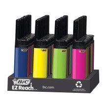BIC EZ Reach Aansteker, Assortiment Kleuren, 40-Count Tray, Geweldig voor Kaarsen