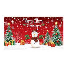 Christmas banner garage door cover 400x180 cm