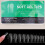 Clear French tip nail tips short length half-cover 2