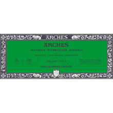 Arches Aquarellpapier Block, kaltgepresst, 3,9" x 9,8", 140 lb (1795056)