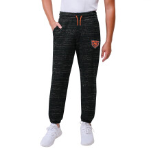 Ultra Game NFL Official Youth Super Soft Supreme Jogger Sweatpants, Chicago Bears, Black Snow, 18-20