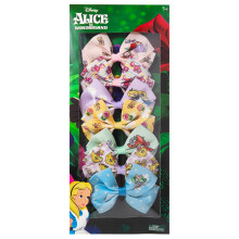 LUV HER Disney Alice in Wonderland Alligator Haarclips voor Kinderen - 7-Pack Antislip 4-Inch Haarstrikken