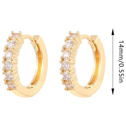 Pendientes minimalistas de botón para mujer MIASHUI 1