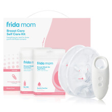 Frida Mom Borstvoeding Essentials Kit, Warmtepads, 2-in-1 Lactatie Massager, Hydratatie Masker, 9-delige Set
