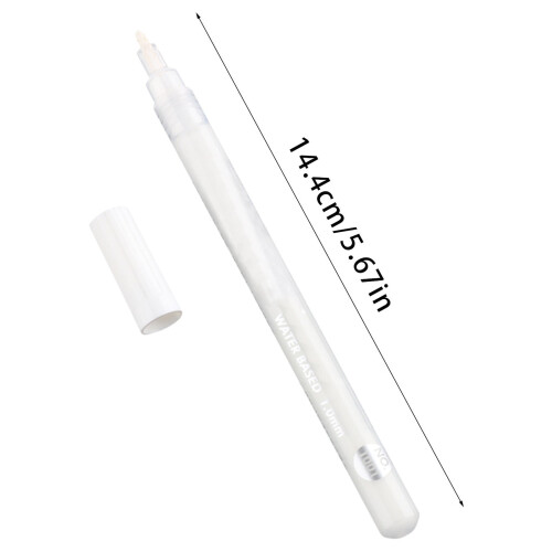 Acrylic Nail Pens with Fine Tip Brushes 12 Colors 1