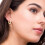 Pendientes minimalistas de botón para mujer MIASHUI 4