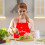Christmas apron printed home decoration multi-size 6
