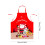 Christmas apron printed home decoration multi-size 3