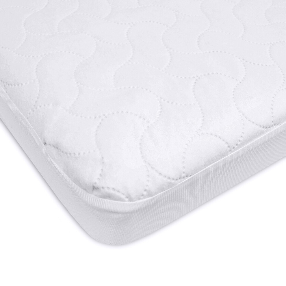 American Baby Compan American Baby Company Waterproof Fitted Mini Crib Mattress Protector 38" X 24" - Quilted, Noiseless, Ultra-Soft & Breathable Pack N Play And Mini Crib