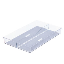 Organisateur de Tiroir Glad, 15x9 - Bac de Rangement en Plastique Transparent Divisé