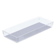 Bac Organisateur de Tiroir Glad, 15x6 - Bac de Rangement en Plastique Transparent