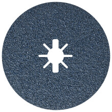 BOSCH FBX636 25-Pack 6 In. X-LOCK Coarse Grit Abrasive Fiber Discs 36 Grit Compatible with 7/8 In. Arbor for Applications in Metal Surface Finishing,