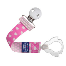 Chicco 2-in-1 Fopspeenclip met Lus en Ring Bevestigingen | Lus voor Bijtringen en Kleine Speelgoed