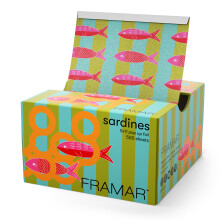 FRAMAR Multi Color Sardine Haarfolie - Folies Voor Highlights, Pop Up Folie Voor Haar, Salon Folies Set