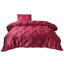 WSYW duvet cover set burgundy twin 2-piece
