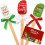 Christmas Silicone Spatulas with Bamboo Handle 3-Pack 1
