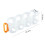 Refrigerated Can Rack Orange Drink Organizer Shelf 4