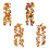 Artificial Maple Leaf Garland Fall Thanksgiving Decor 8