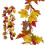 Artificial Maple Leaf Garland Fall Thanksgiving Decor 6
