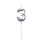 Birthday Candle Number Topper Multicolor 3D 1 Piece 1