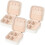 Mini Travel Jewelry Box PU Leather 3PCS 1