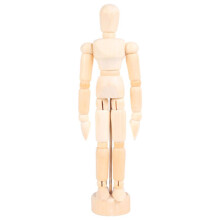 Wooden Articulated Drawing Mannequin with Base