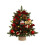 Mini Christmas Tree Artificial 17.7 Inch with Ornaments 1