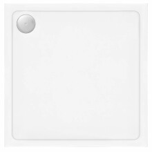 Piatto Doccia Acrilico Rea Savoy White 90x90 Copertura rame spazzolato