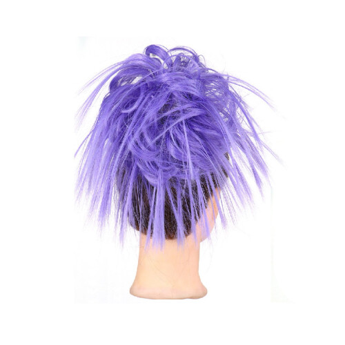 Fascia elastica per capelli in seta sintetica multicolore resistente alle alte temperature. 1