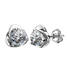 Mini pendientes de aro con clip para mujer, juego de 2 piezas