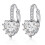 Women's Heart-Shaped Zircon Earrings Multi-Color 1