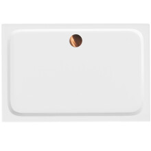 Piatto Doccia Acrilico Rea Belmond White 90x120 Brush Copper