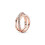 Anillo de corona de oro rosa para parejas (1 pieza) 5