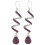 Crystal Leverback Earrings 18K White Gold Plated 5