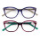Women's Translucent Optical Frames Reading Glasses +2.00 2 1