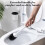 Toilet Brush Set with Long Handle and Wall Mount 5