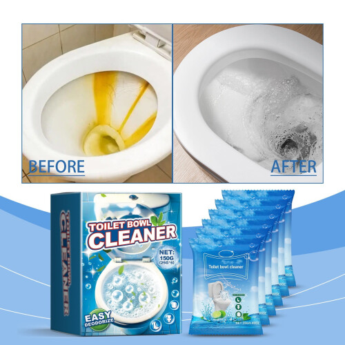 Detergente in polvere per WC per rimuovere macchie e odori