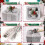 Christmas Lighted Gift Boxes Silver 8.6" 7" 6.3" Set of 3 4