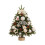 Mini Christmas Tree 17.7 inch Artificial Tabletop Tree with 1