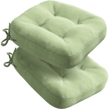 Coussins de Chaise de Salle à Manger Codi 2 Pack, Épaisses, Lavables, Antidérapantes, 16,5"x16,5"x3,5