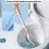 Liquid Toilet Brush Set with Push Dispenser 5